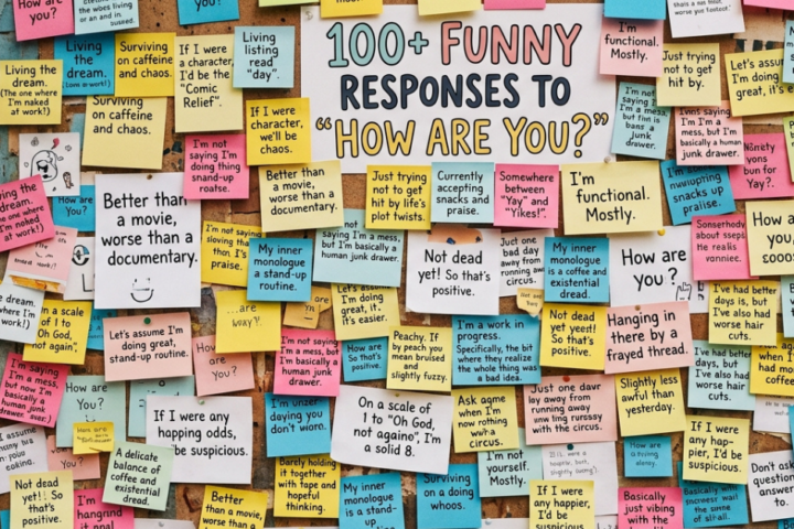 100+ Funny Responses to “How Are You?”