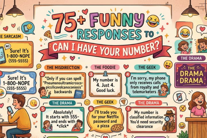 75+ Funny Responses to Can I Have Your Number