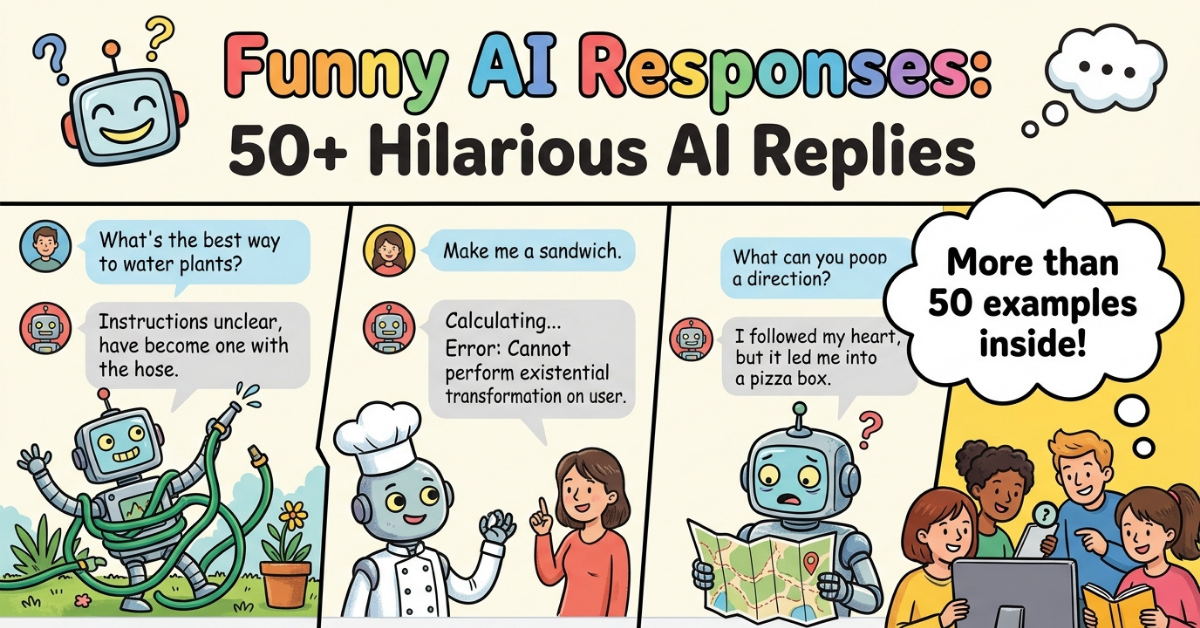 Funny AI Responses: 50+ Hilarious AI Replies