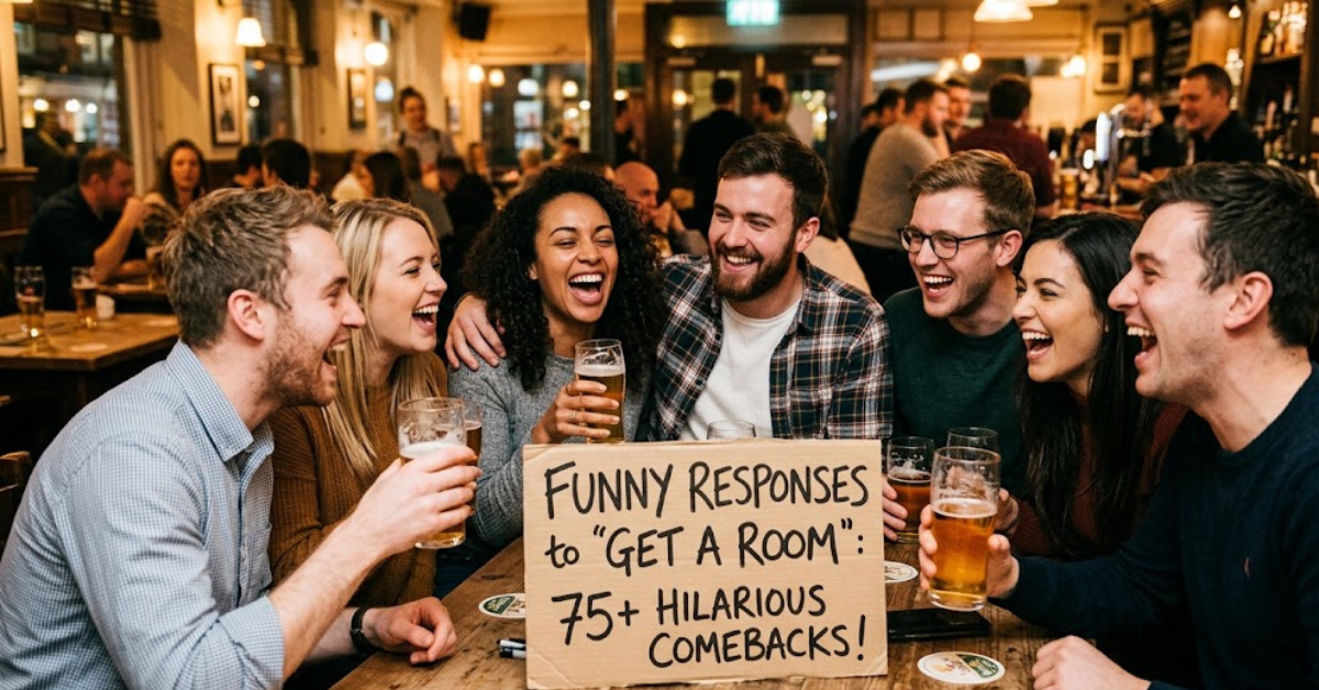 Funny Responses to Get a Room: 75+ Hilarious Comebacks