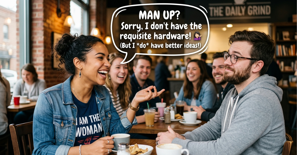 Funny Responses to Man Up: Witty Comebacks