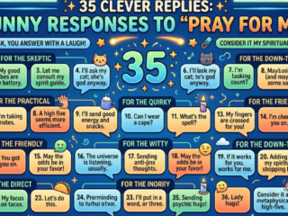 Funny Responses to Pray for Me 35 Clever Replies
