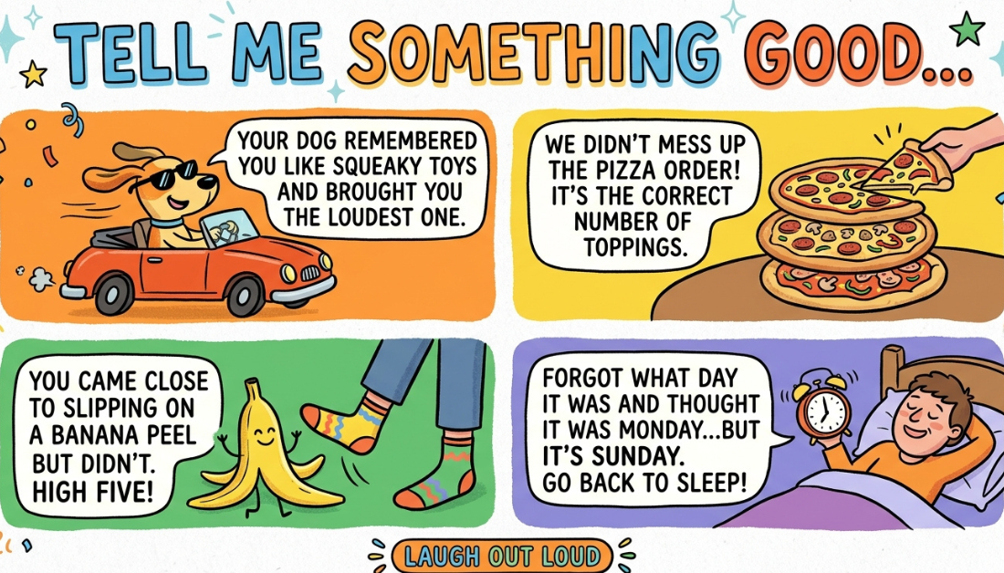 Funny Responses to Tell Me Something Good
