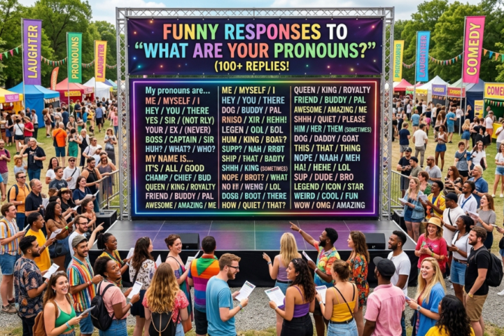 Funny Responses to What Are Your Pronouns? 100+ Replies