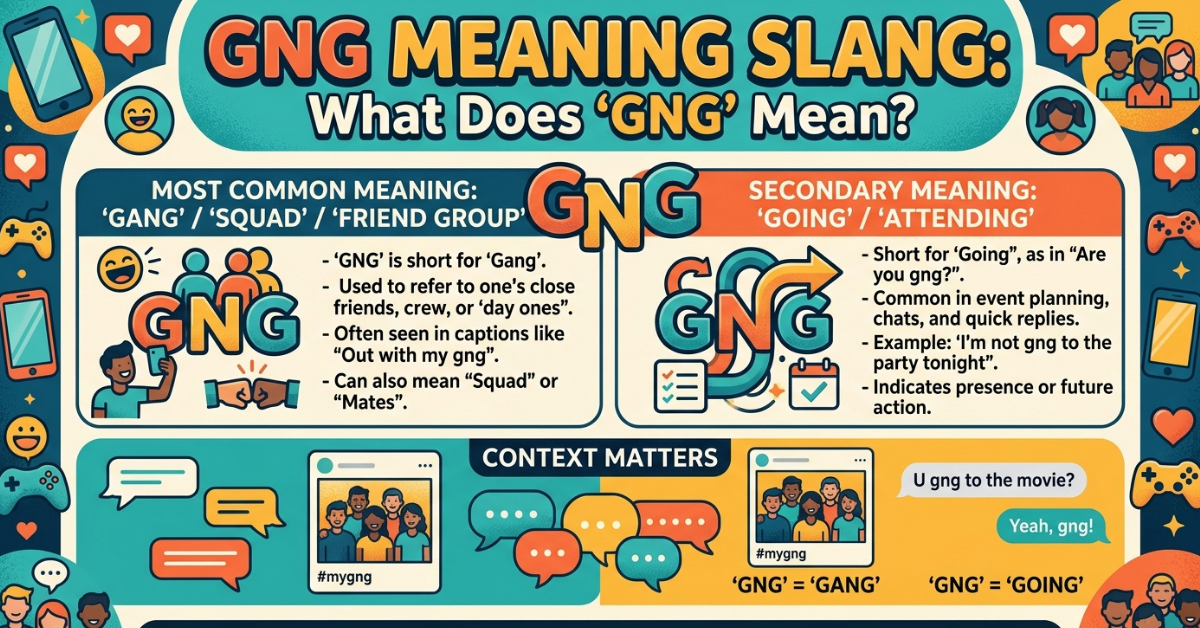 GNG Meaning Slang: What Does GNG Mean?
