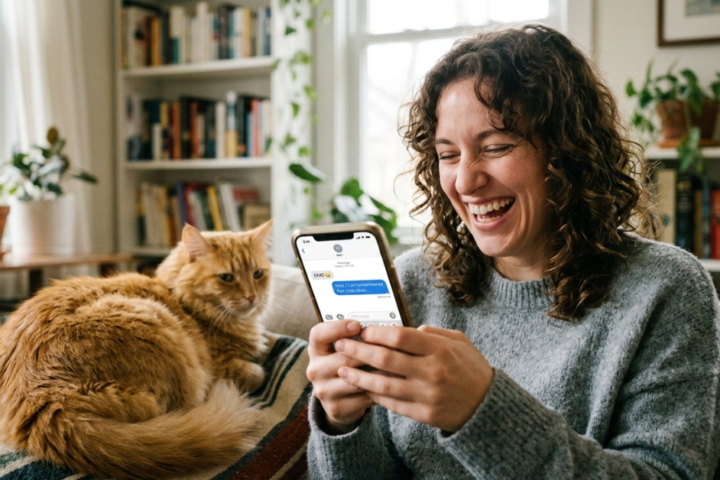 How to Make Someone Laugh Through Text