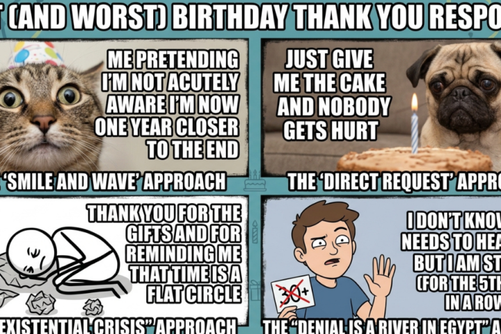 Meme Funny Birthday Thank You Responses