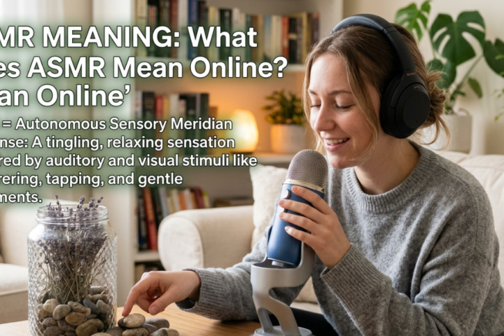 ASMR Meaning: What Does ASMR Mean Online?