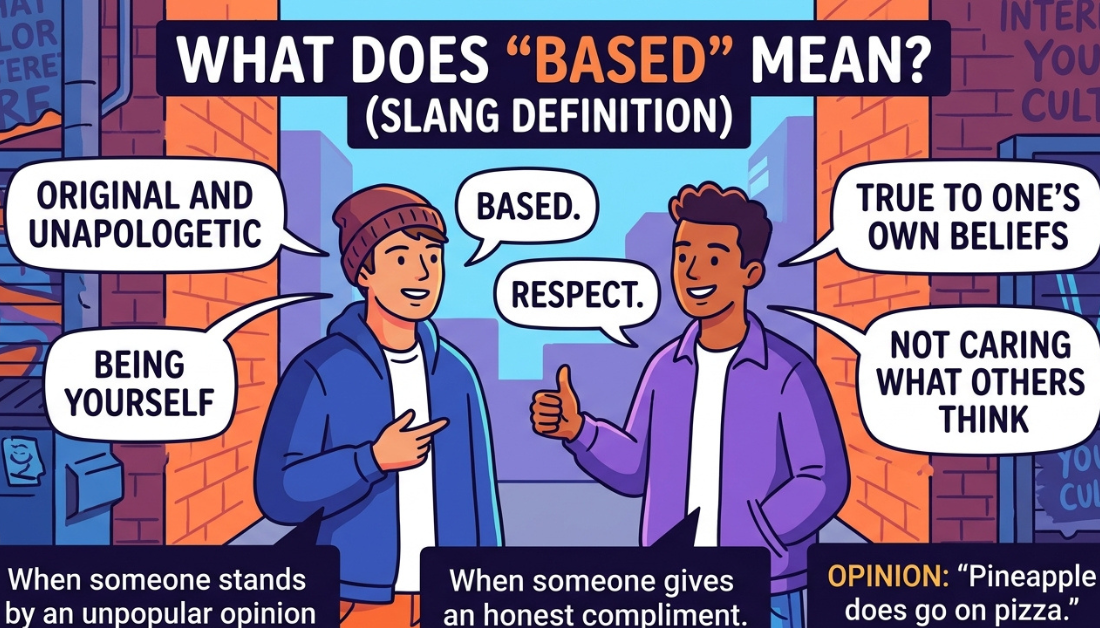 Based Meaning Slang: What Does “Based” Mean?