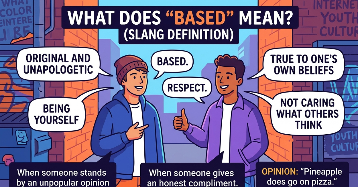 Based Meaning Slang: What Does “Based” Mean?