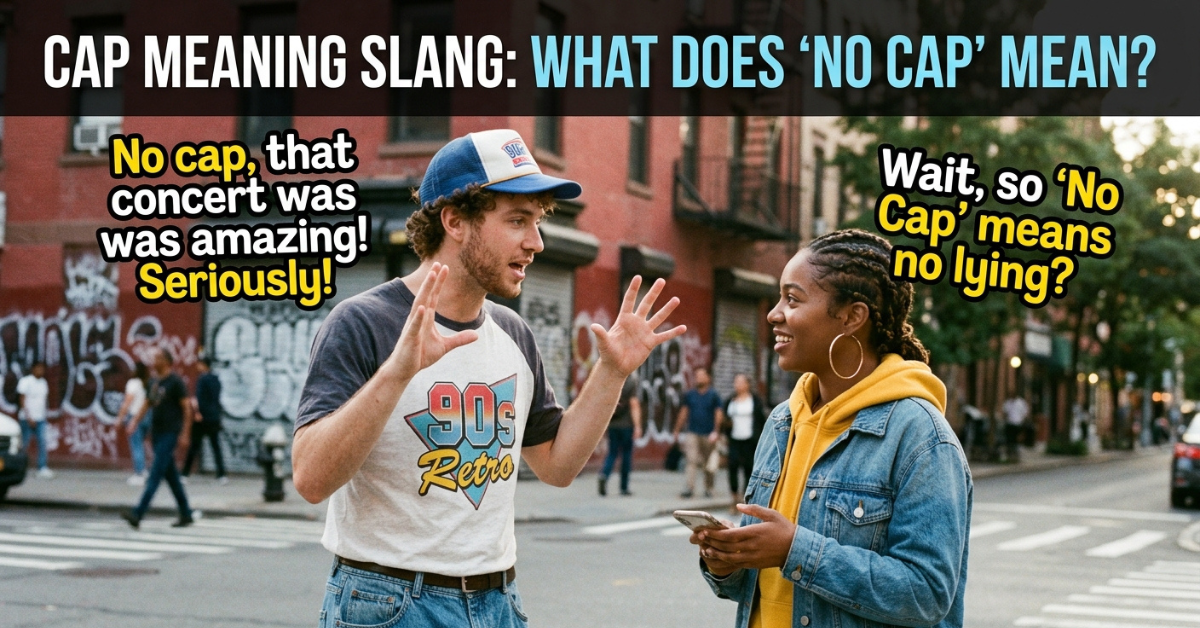 Cap Meaning Slang What Does “No Cap” Mean