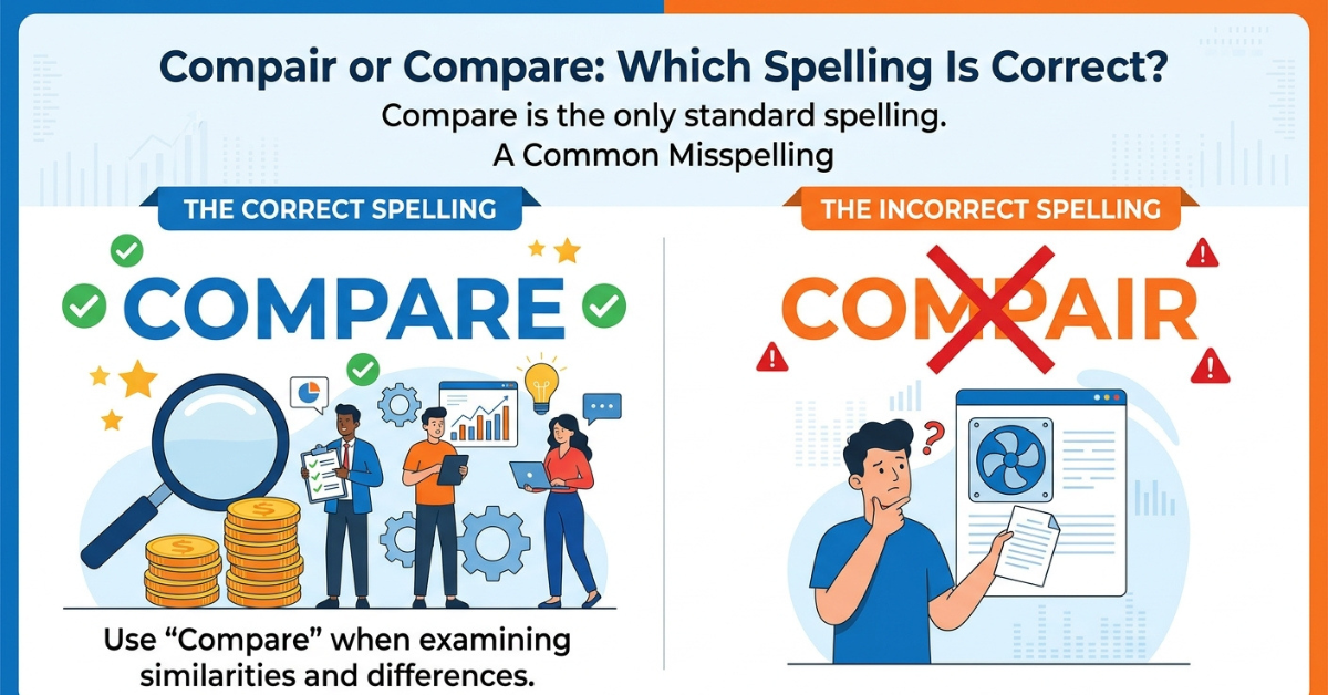 Compair or Compare: Which Spelling Is Correct?