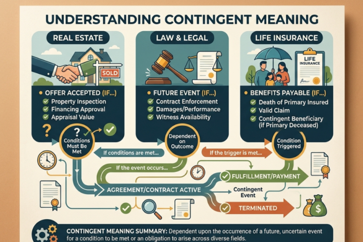 Contingent Meaning Real Estate, Law & Life Insurance