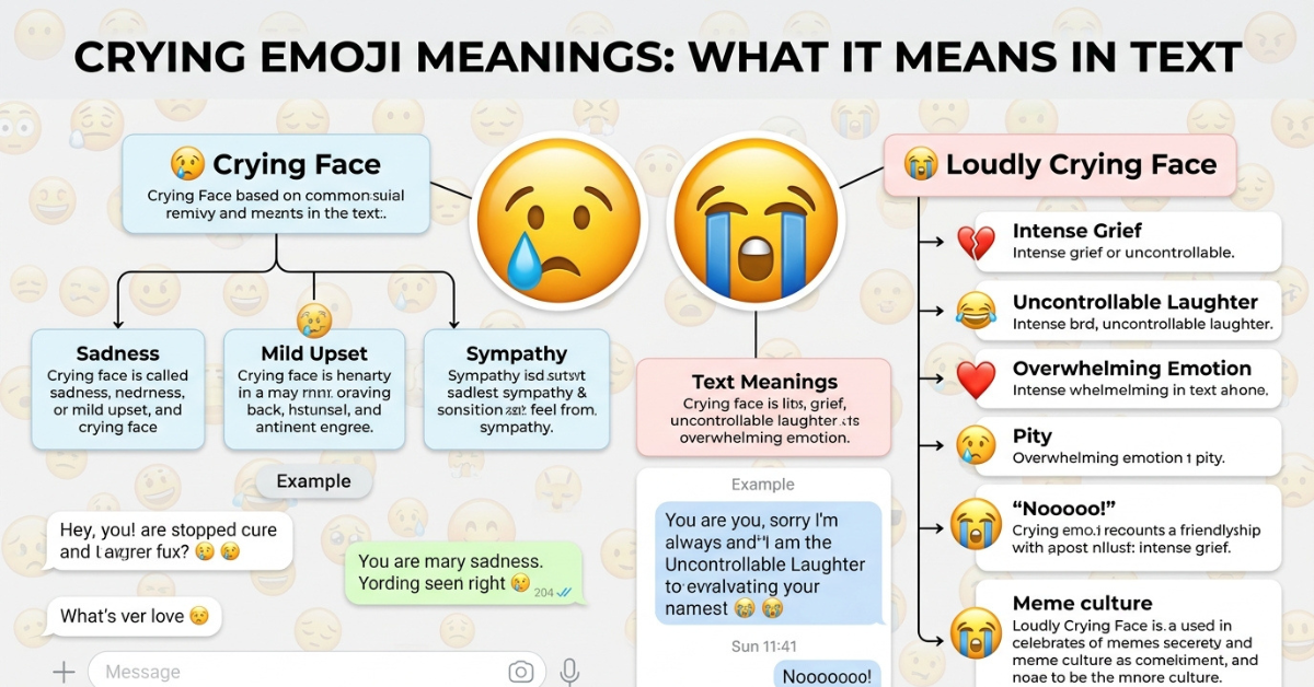 Crying Emoji Meaning: What It Means in Text