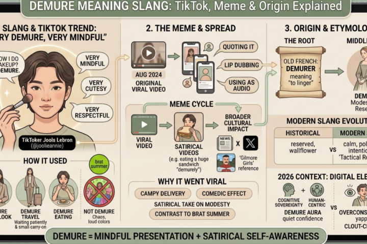 Demure Meaning Slang: TikTok, Meme & Origin Explained