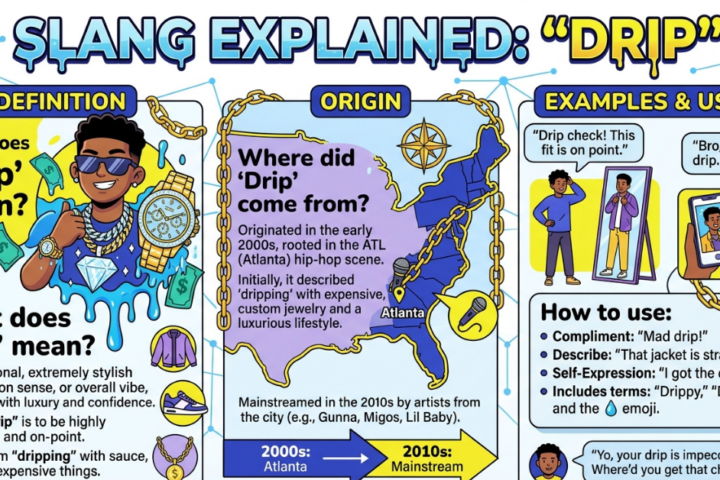 Drip Meaning Slang: Definition, Origin & Examples