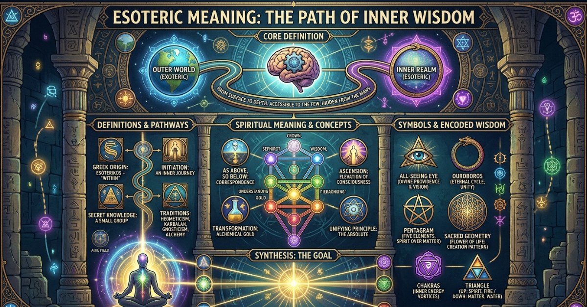 Esoteric Meaning: Definition, Spiritual Meaning & Symbols