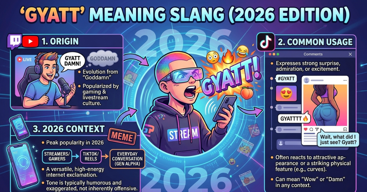 Gyatt Meaning Slang: What Does Gyatt Mean in 2026?
