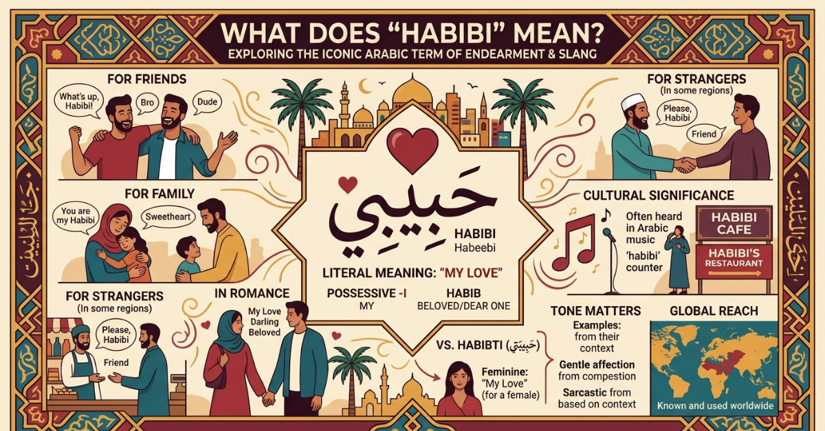 Habibi Meaning Slang: What Does Habibi Mean?