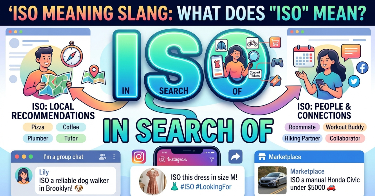 ISO Meaning Slang: What Does ISO Mean?