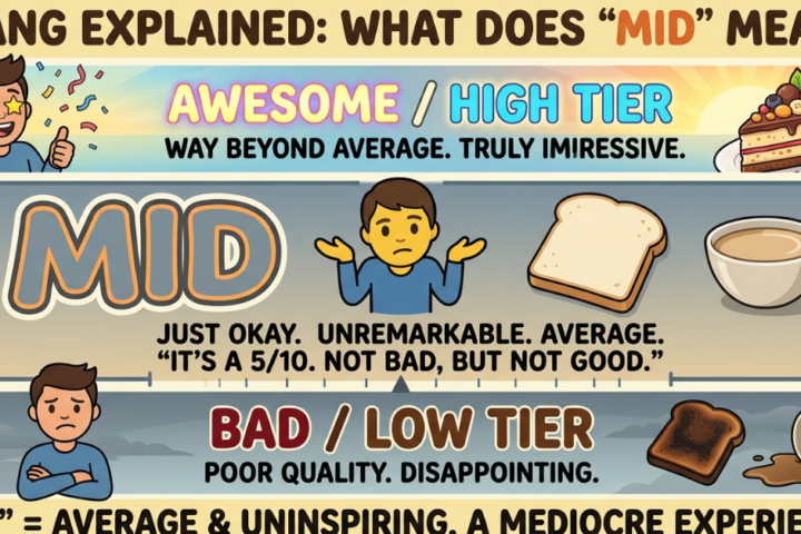 Mid Meaning Slang: What Does “Mid” Mean?