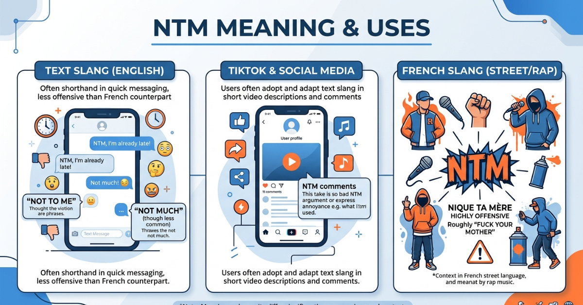 NTM Meaning Slang: Text, TikTok & French Uses