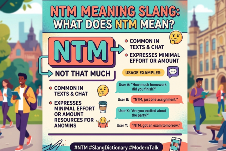NTM Meaning Slang: What Does NTM Mean?