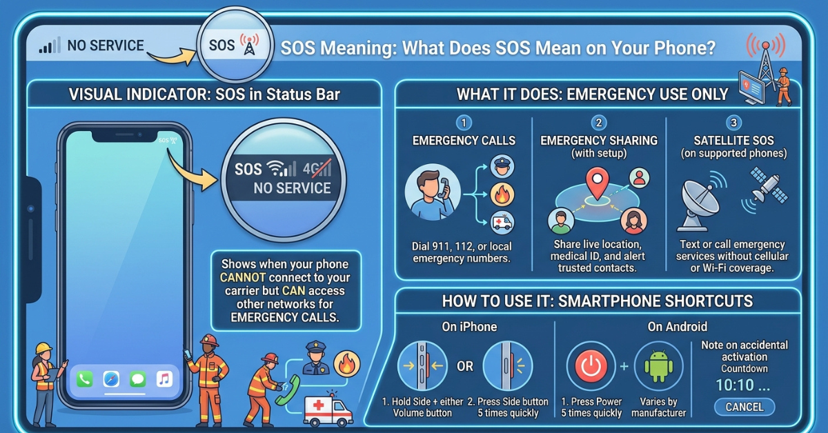 SOS Meaning: What Does SOS Mean on Your Phone?