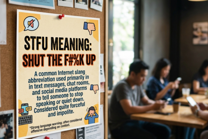STFU Meaning in Text, Slang, Chat & Social Media