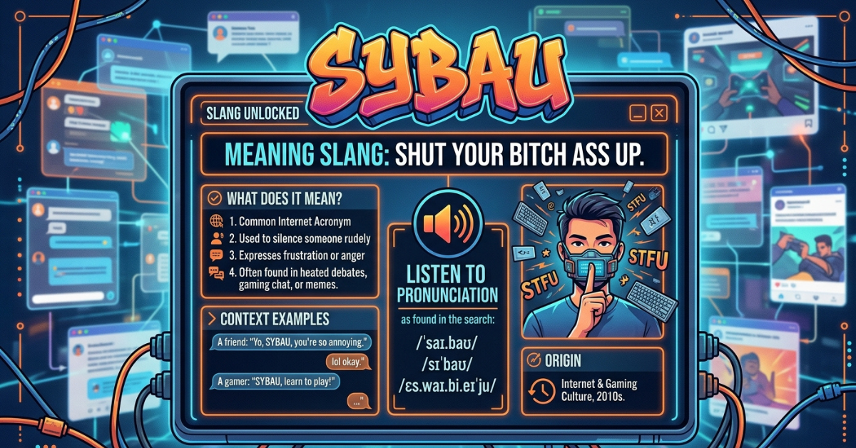 SYBAU Meaning Slang: What Does SYBAU Mean?
