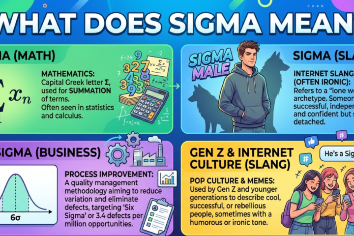 Sigma Meaning: Slang, Gen Z, Math & Six Sigma