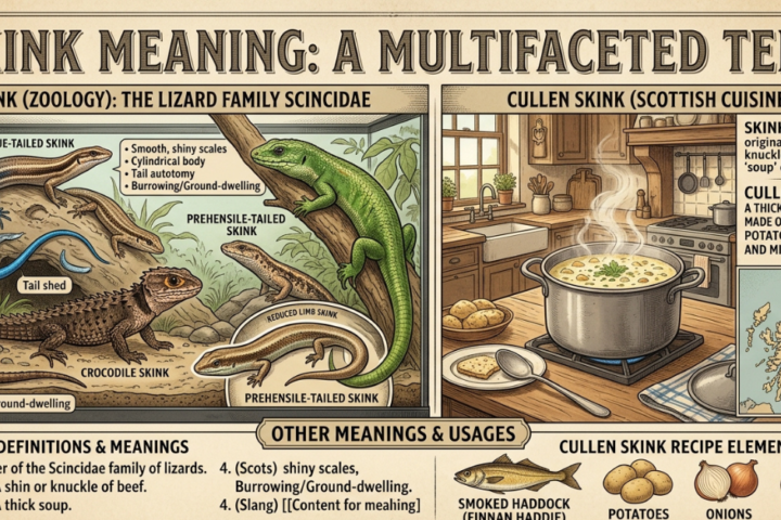 Skink Meaning: Definitions, Slang, Scottish & More