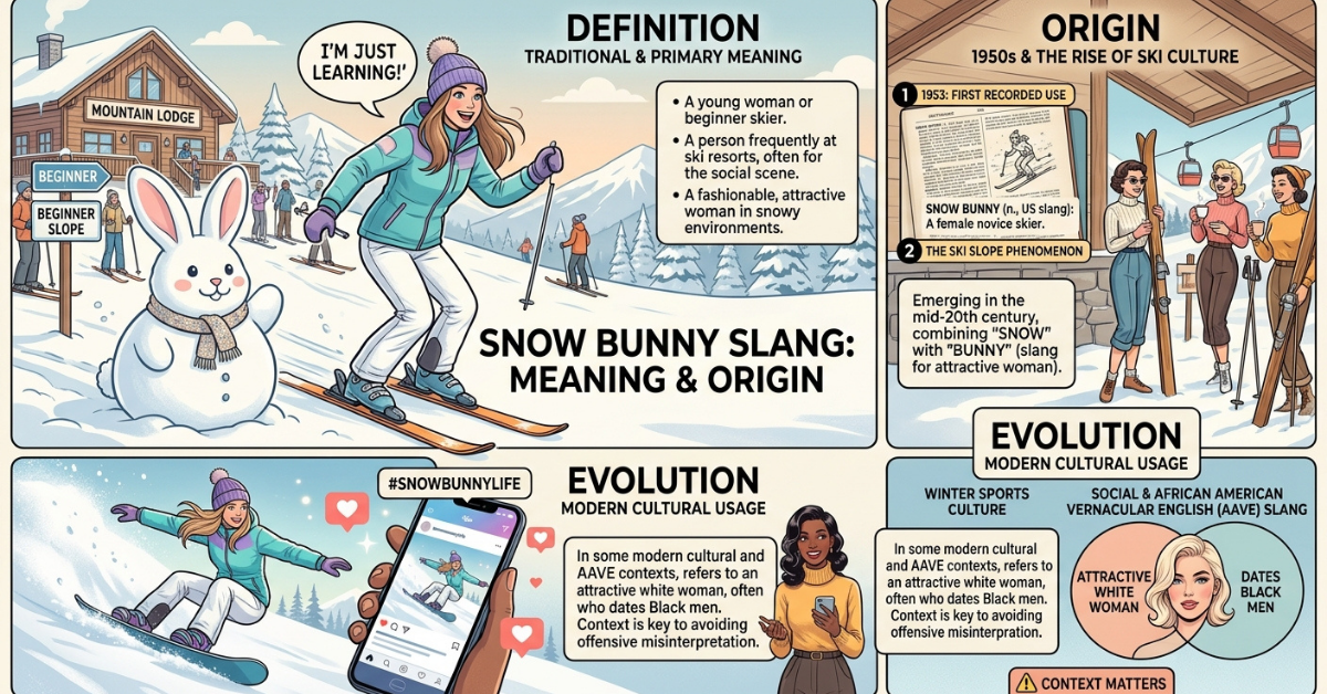 Snow Bunny Meaning Slang: Definition & Origin