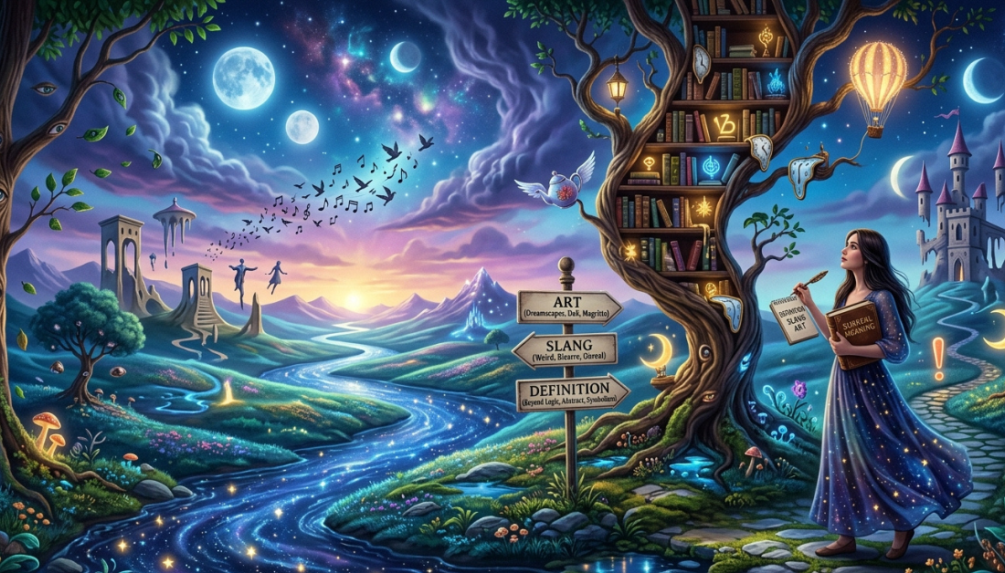 Surreal Meaning: Definition, Slang, Art & Examples