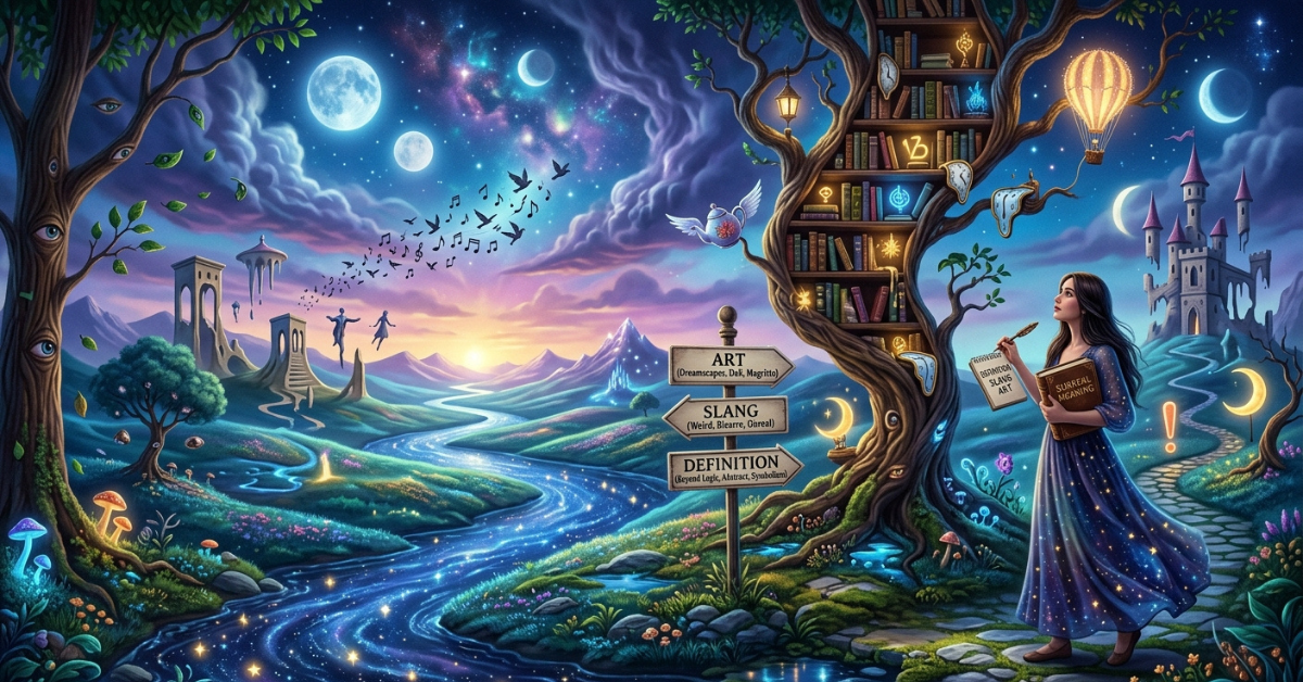 Surreal Meaning: Definition, Slang, Art & Examples