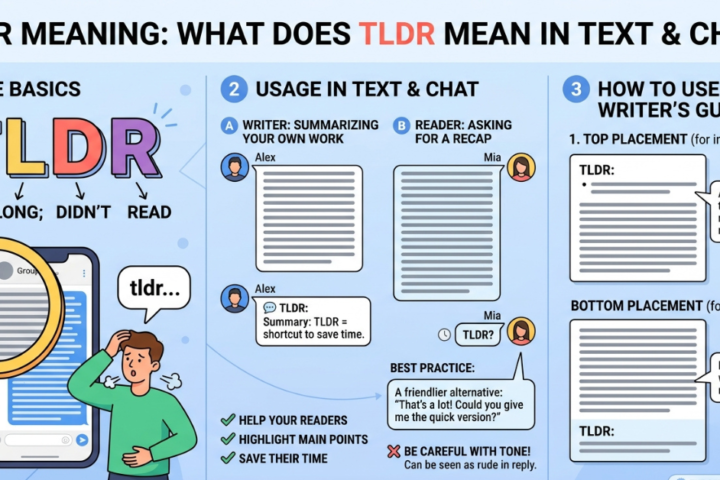 TLDR Meaning: What Does TLDR Mean in Text & Chat?