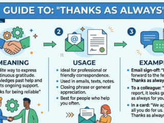 Thanks as Always Meaning, Usage & Examples